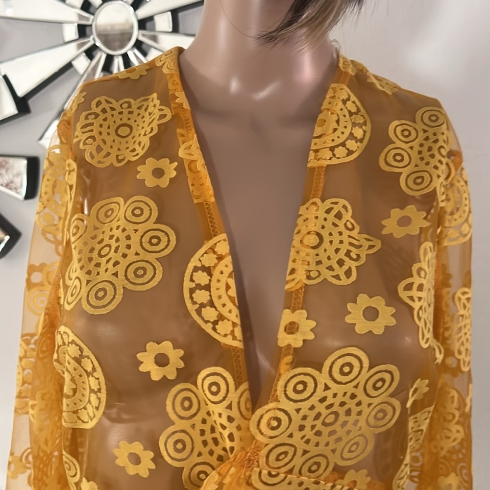 (EMBER) ladies see through cover up size M never worn